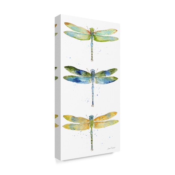 Jean Plout 'Dragonfly Bliss 10' Canvas Art,10x19